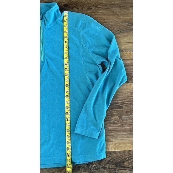 Killtec 1/4 Zip Up‎ Light Fleece Jacket Women's 16(L) Teal Mock Neck Long Sleeve - Picture 5 of 10